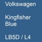 Preview: Volkswagen, Kingfisher Blue, LB5D / L4.